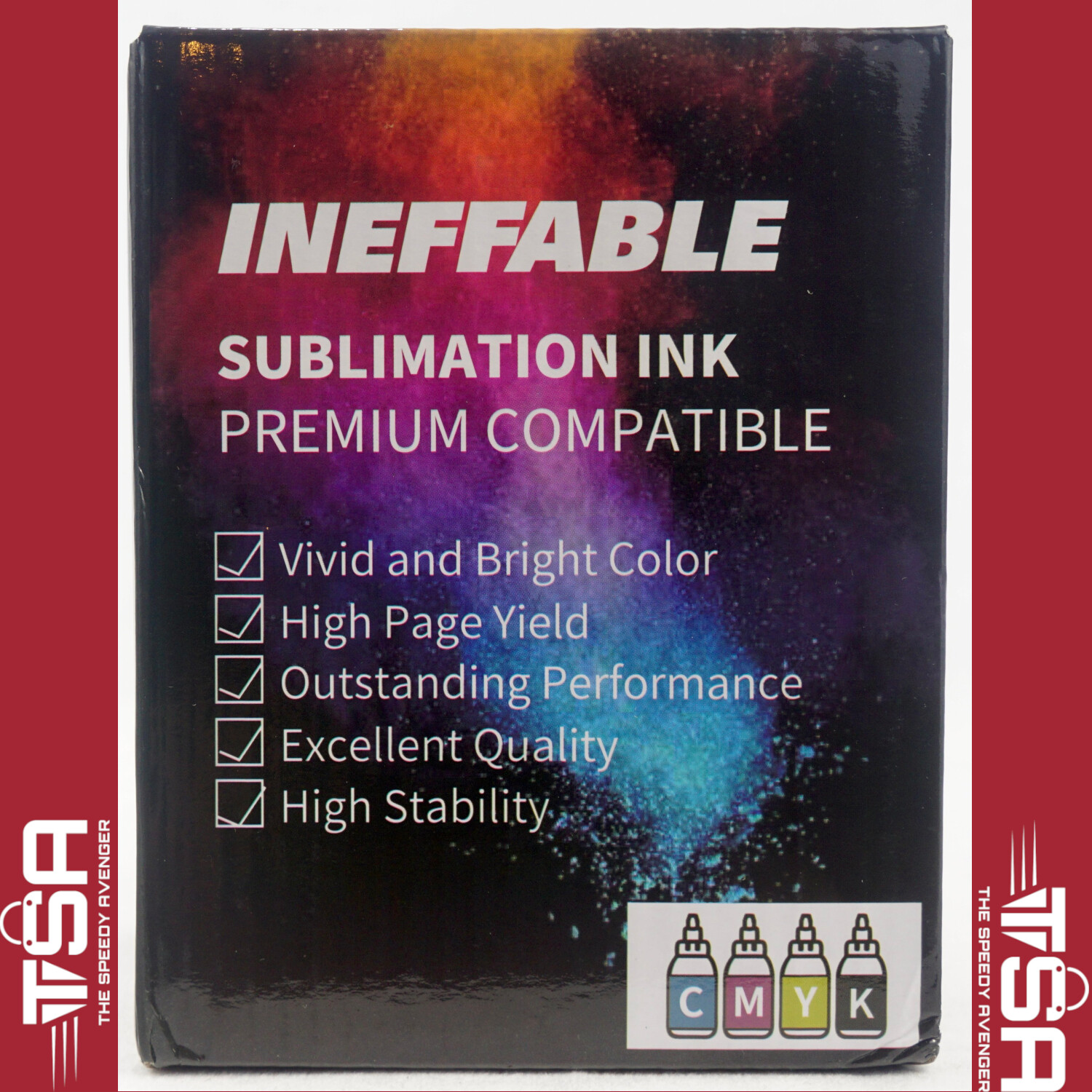 Sublimation Ink Refill 4 x 100ml for EcoTank Supertank Printers