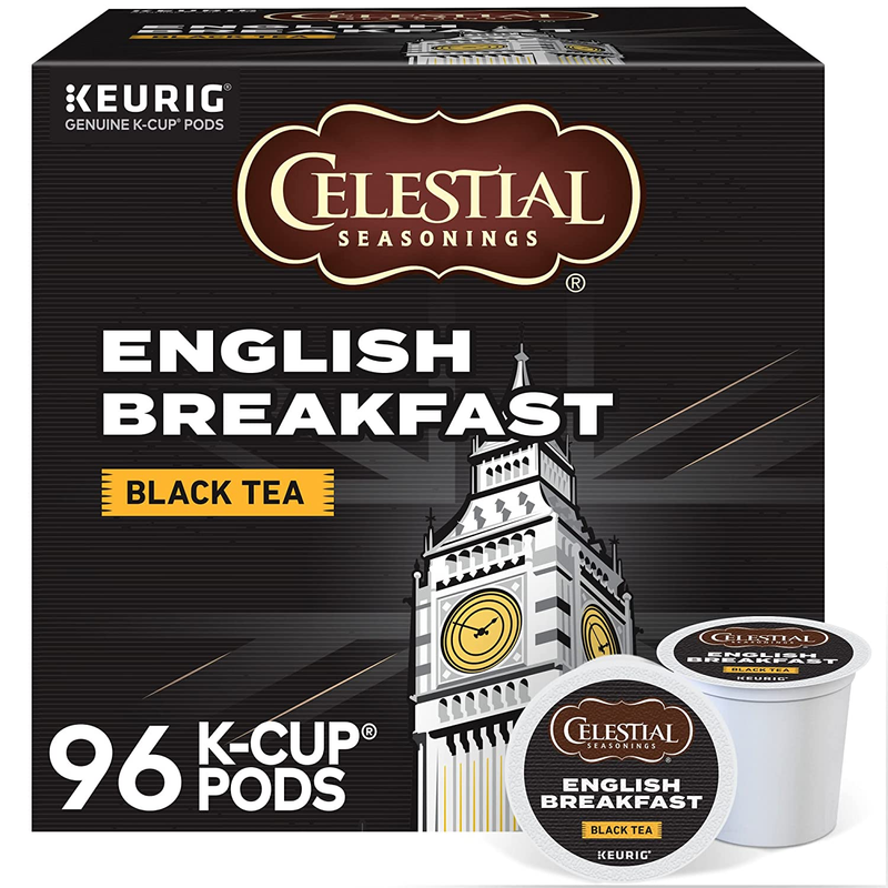 Celestial Seasonings English Breakfast Black Tea, Single-Ser
