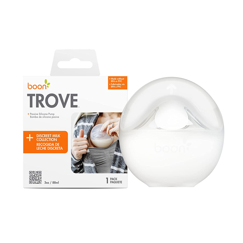 Hands-Free Silicone Breast Pump - 3 oz Milk Collector, Passi