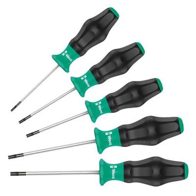 Wera 05345257001 Kraftform Comfort Torx Screwdriver Set 5 Pieces