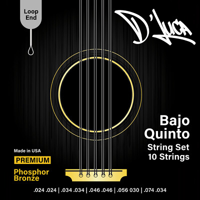 D'Luca Bajo Quinto Strings Phosphor Bronze, Loop End | eBay