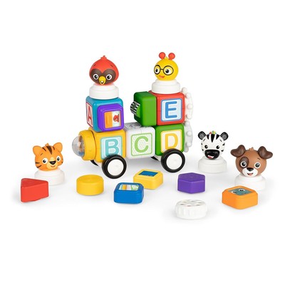 Baby Einstein Connectables 24 Piece STEAM Magnetic Blocks Learning Toys... 