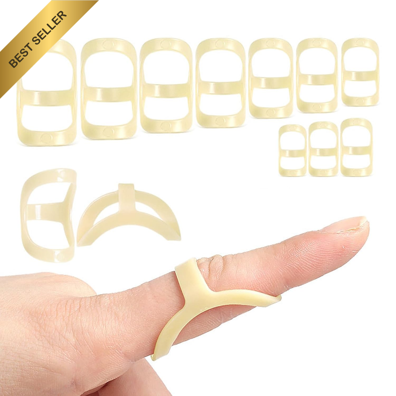 10Pcs Finger Splints Kit for Arthritis, Mallet Finger, Oval Finger Splints, Thum
