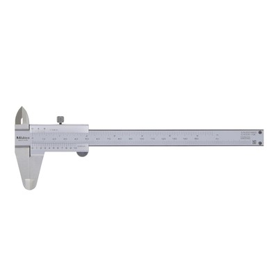 Satin Chrome Finish Vernier Calipers - 150mm Range, Perfect for Precision Work