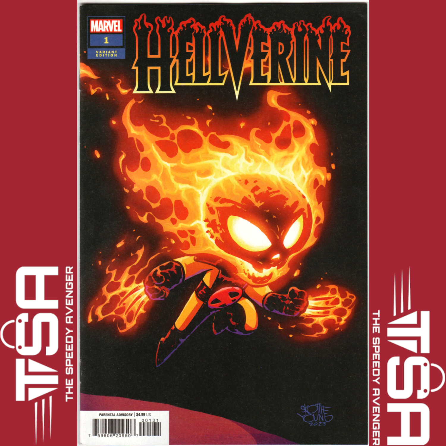 HELLVERINE #1 Skottie Young Variant 2024 Marvel DAKEN HELLFIRE WARRIORS AKIHIRO