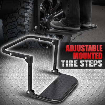 Сверхмощная регулируемая складная ступенька спущенной шины для автомобиля Пикап SUV RVs 330lb