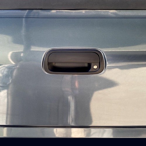 Tail Gate Tailgate Handle Textured Pickup Truck Black For Toyota Tundra 2000-06