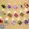 100pcs Photo Clips Mini Transparent Plastic Clear Paper Clips Mini Clothes Pins for Photos String Fairy Lights (100)