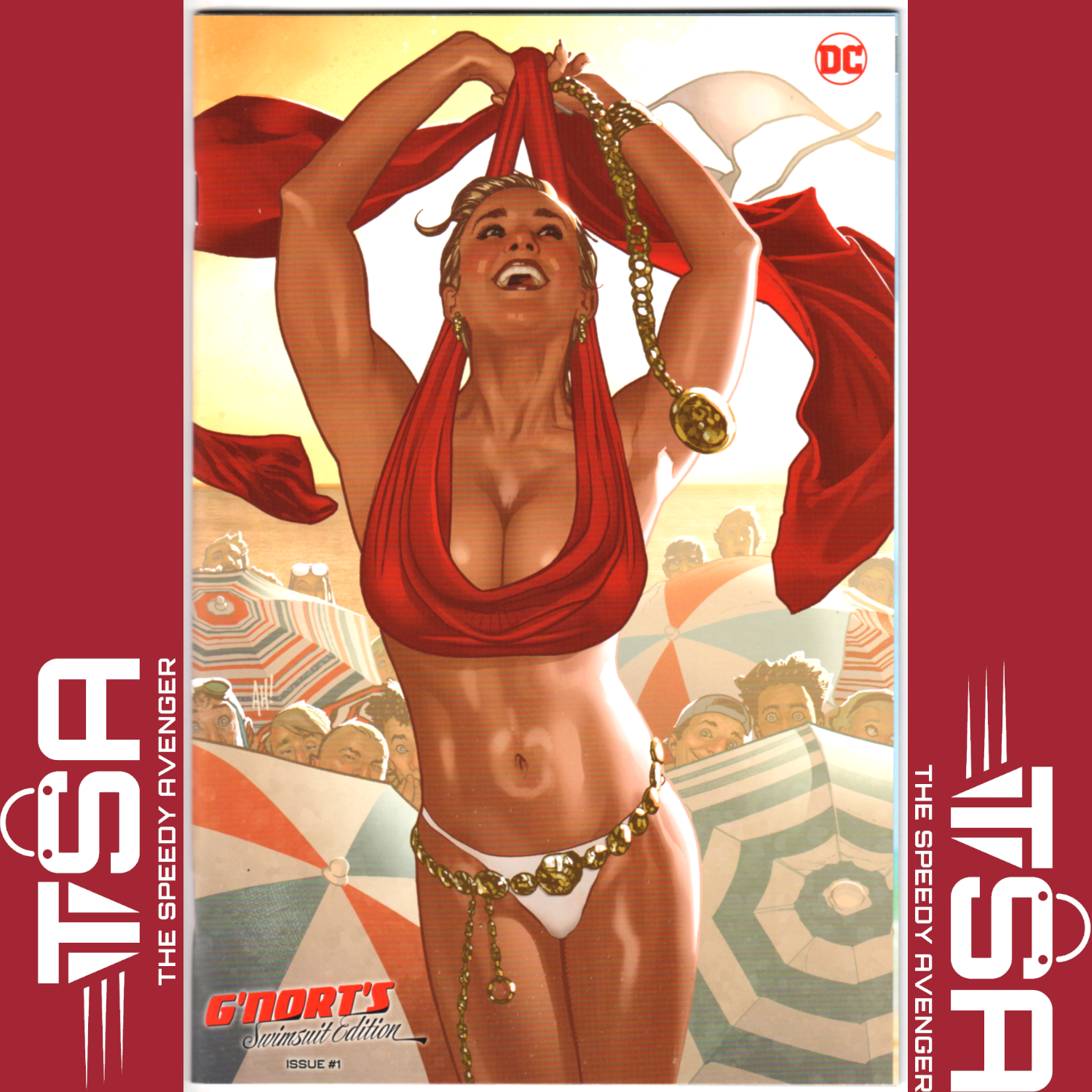 G'NORT'S ILLUSTRADED SWIMSUIT EDITION #1 Adam Hughes Variant Cover C 2023 DC