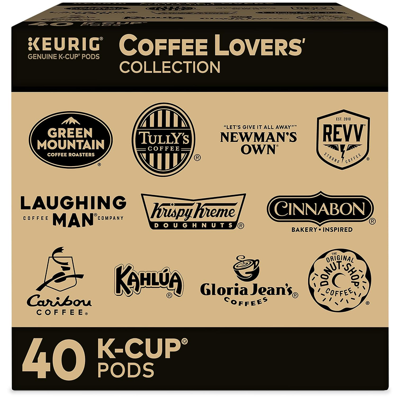 Keurig Coffee Lovers' Collection Sampler Pack, Single-Serve K-Cup Pods, Compatib