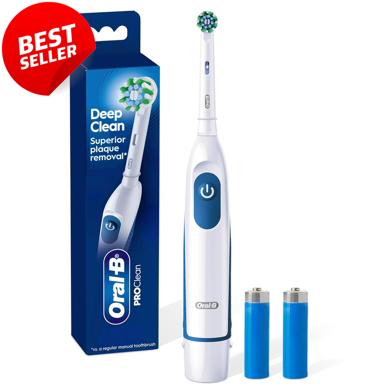 Pro 100 3D White Battery Toothbrush Whitening Soft Bristles - US