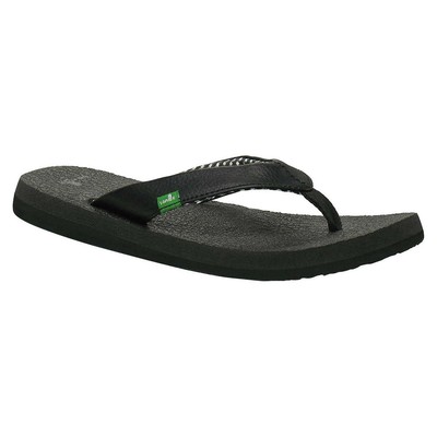 white sanuk flip flops