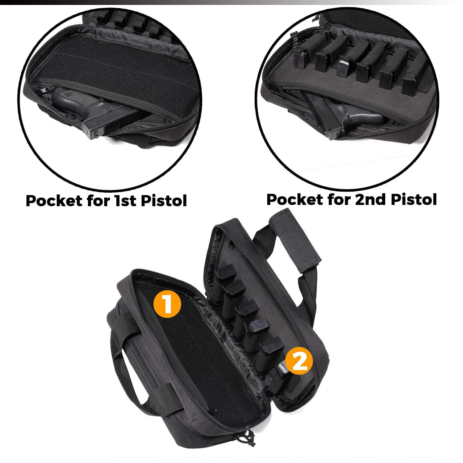 Outdoor Gun Holster Tactical Handbag Multifunctional Large Capacity Storage Bag