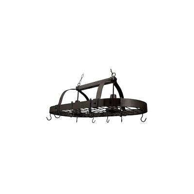 Elegant Designs Incandescent 2 Light Pot Rack Oil Rubbed Bronze (PR1000-ORB)
