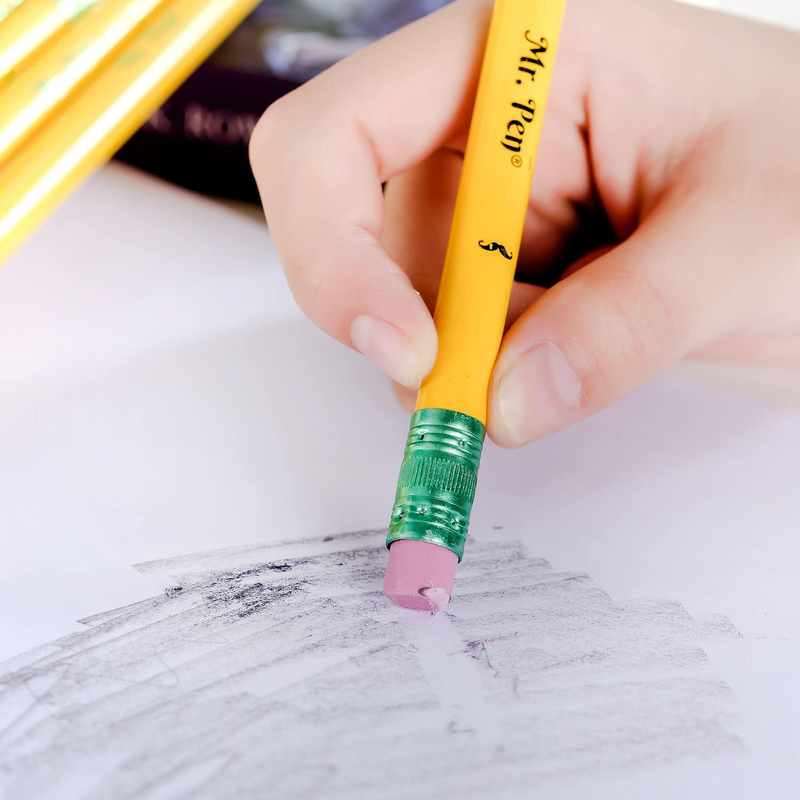 Mr. Pen- Jumbo Pencils, 10 Pencils and 1 Sharpener, Big Pencil, Fat Pencils, Jum