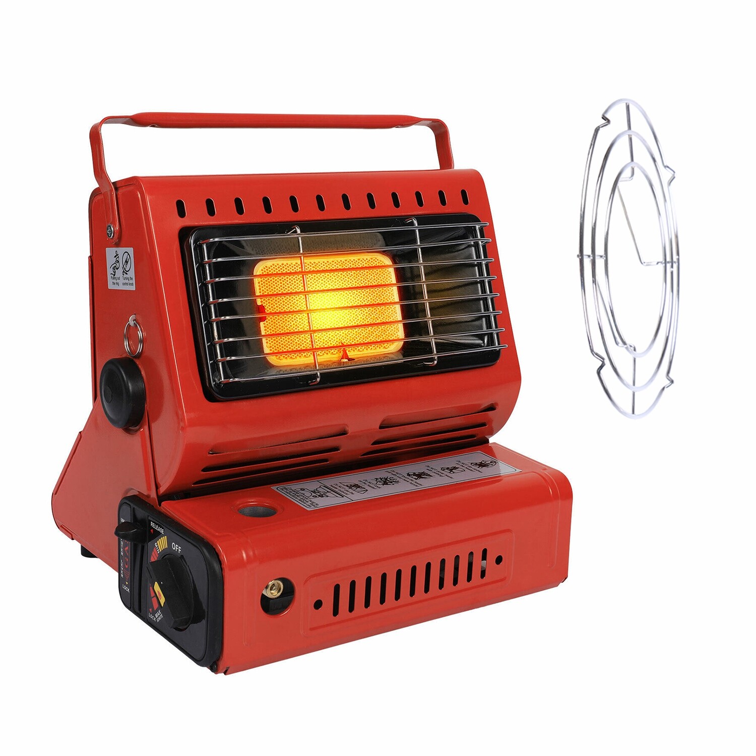 2 in 1 Portable Butane Burner Heater Outdoor Butane Stove for Camping Cooking