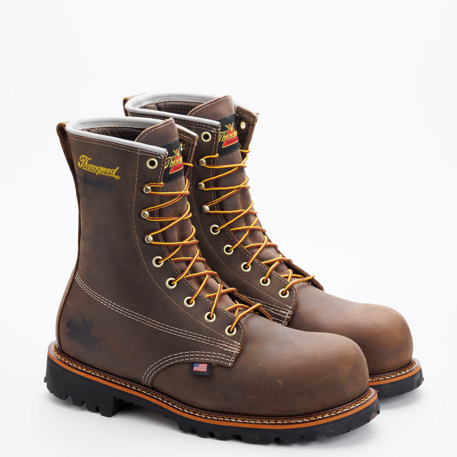 Pre-owned Thorogood American Legacy Series Waterproof 8” Crazyhorse Nano Toe Boot 804-4248