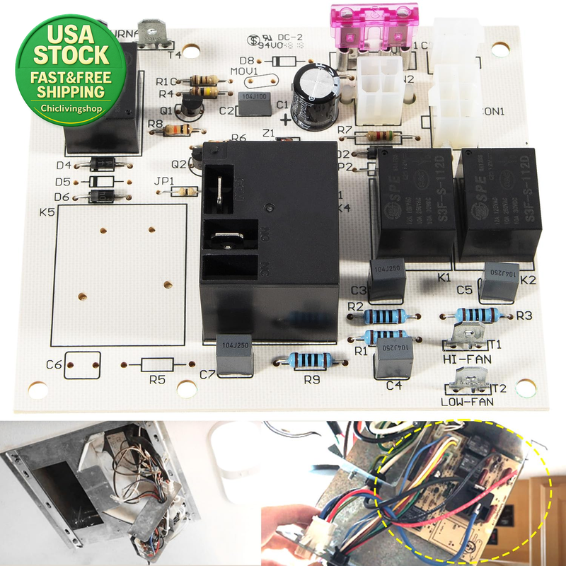Heat Cool Analog Thermostat Relay Board Control for Dometic RV Air Conditioners
