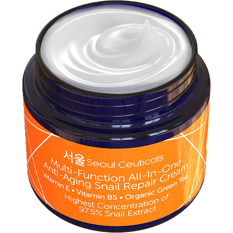Seoulceuticals Korean Skin Care 97.5% Snail Mucin Repair Cream - Korean Moisturi