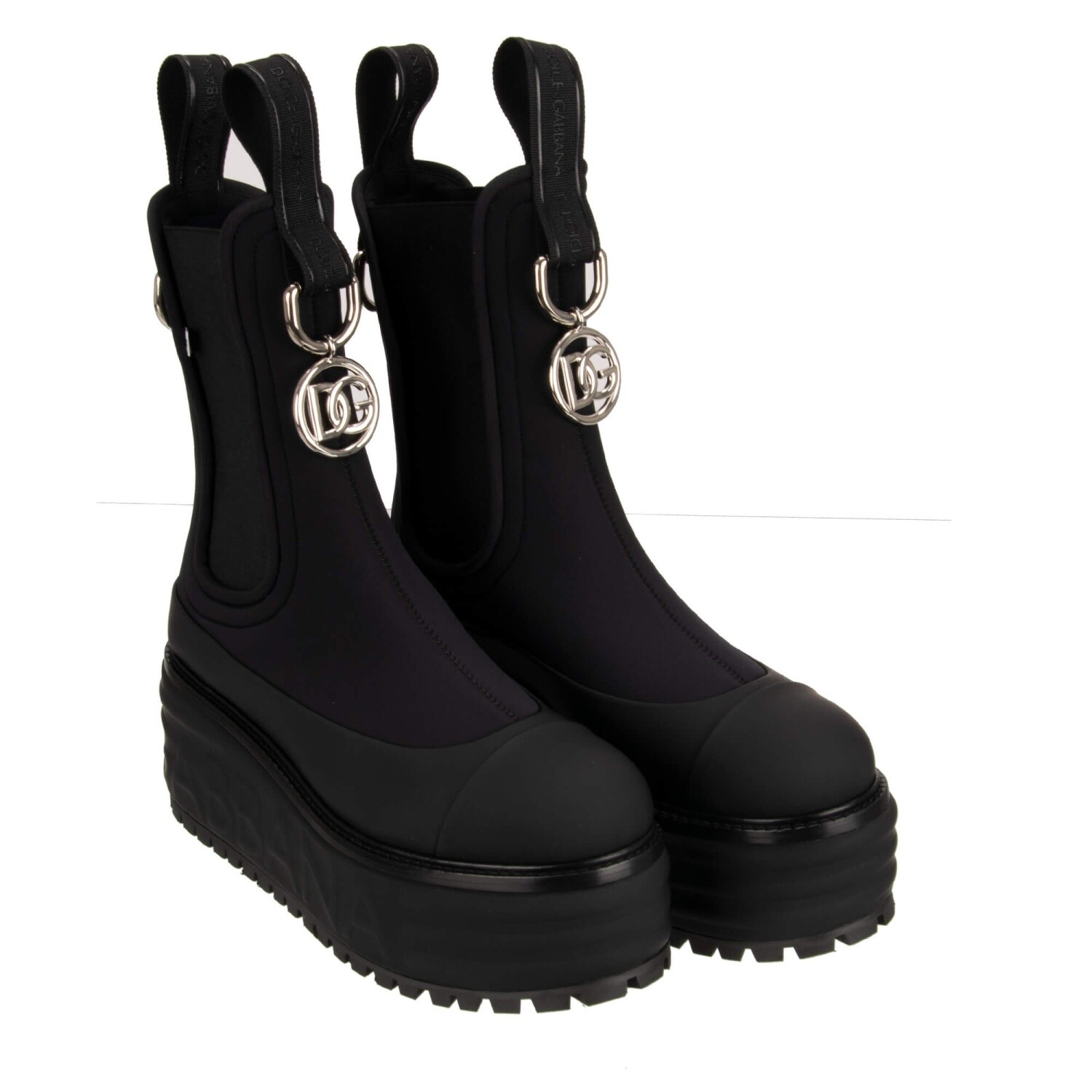 Ботильоны из неопрена с подвеской в виде логотипа Dolce & Gabbana Dg 12794