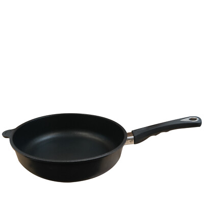 AMT Gastroguss Schmorpfanne 728, 28 cm, 7 cm hoch schwarz