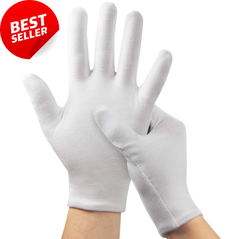 5 Pairs Moisturizing Gloves for Dry Hands, Eczema, Cotton SPA for Men & Women
