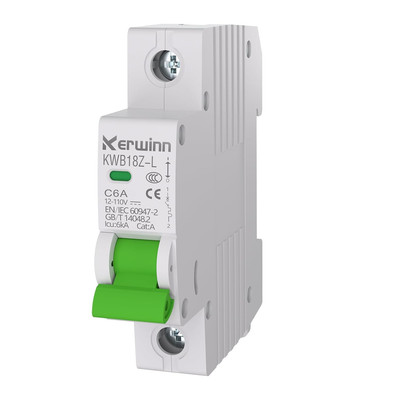 DC Miniature Circuit Breaker 12V-110V Circuit Breaker 1Pole 6Amp Smart Circuit B