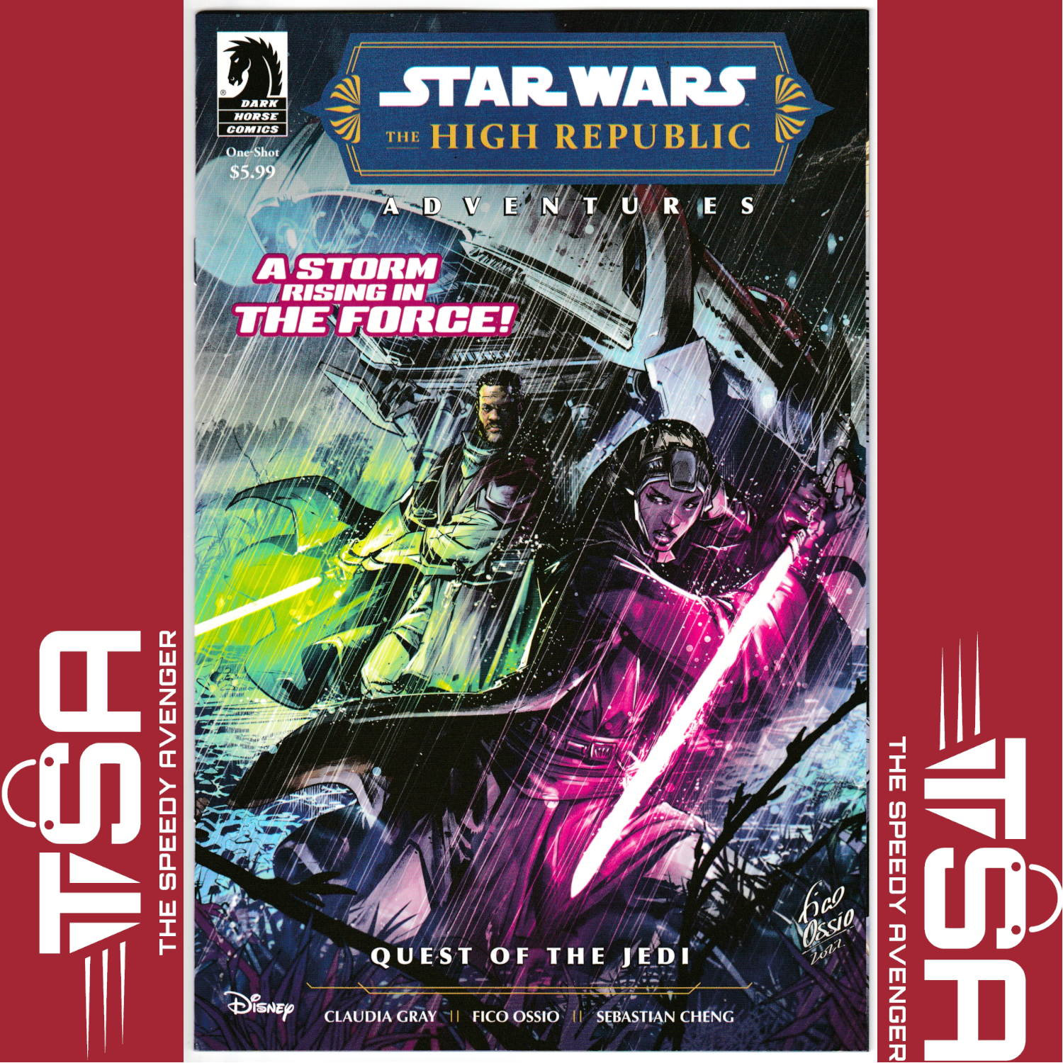 STAR WARS THE HIGH REPUBLIC ADVENTURES QUEST OF THE JEDI #1 Fico Ossio Variant