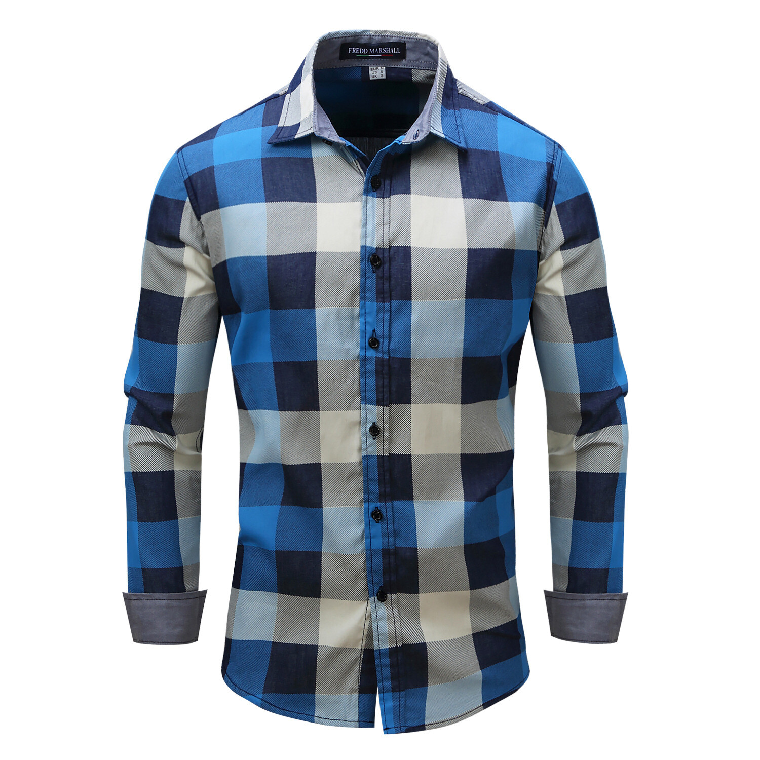 Men's Long Sleeves Shirts Fashion Sports Button Down Cotton Men's Long Sleeves Shirts Fashion Sports Button Down Cotton