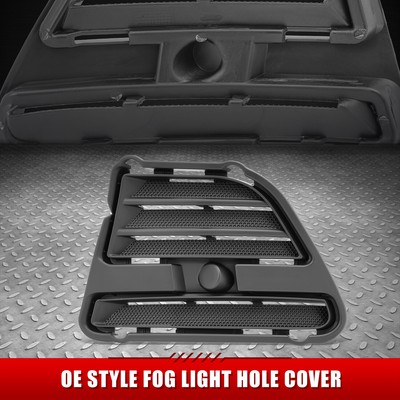 Для 13-14 Ford Mustang без противотуманных фар в стиле OE Черная крышка противотуманной фары со стороны водителя