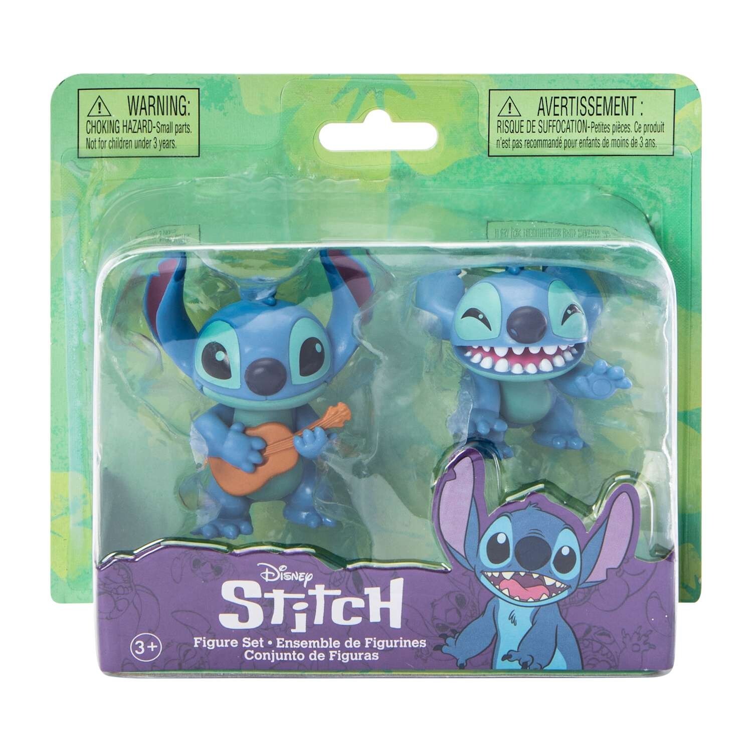 Disney Lilo & Stitch Figure Set 3 inch Stitch with Guitar