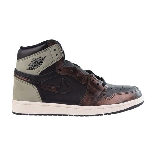 

Мужские туфли Jordan 1 Retro High Черный-Серый-Ржавый 555088-033, Black-grey-rust
