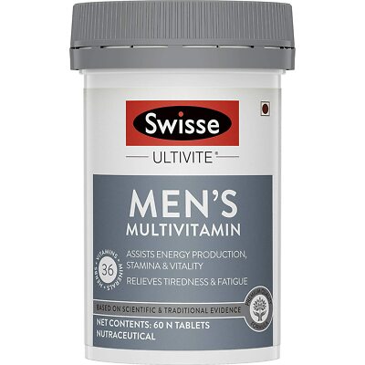 Swisse Men s Multivitamin (60 Tablets) to Increase Immunity, Energy LONG EXPIRY