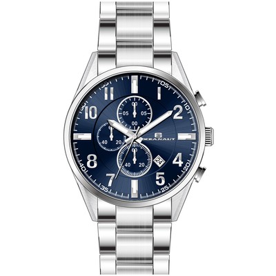 Pre-owned Oceanaut Men's Escapade Blue Dial Watch - Oc5852