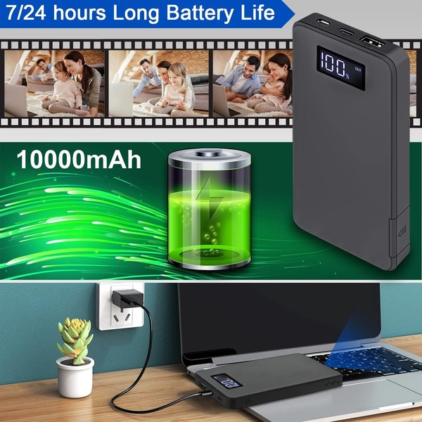 Spy Camera Wi Fi Hidden Cam 10000Mah1080P Wireless Video Nanny Night Vision Cam - Image 5