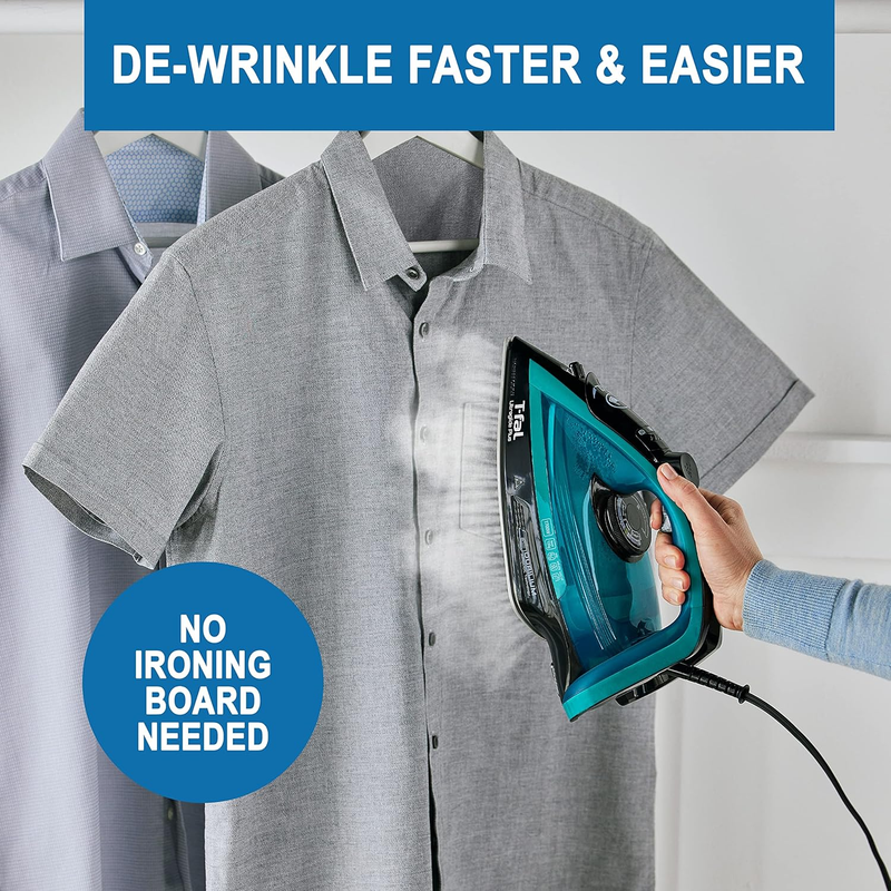 T-Fal Ultraglide Steam Iron for Clothes Durilium Soleplate, Precision Tip, Anti-