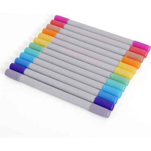 Zink Colorful Fine & Chisel Double Twin Tip Markers 12 Pack Zink Colorful Fine & Chisel Double Twin Tip Markers 12 Pack