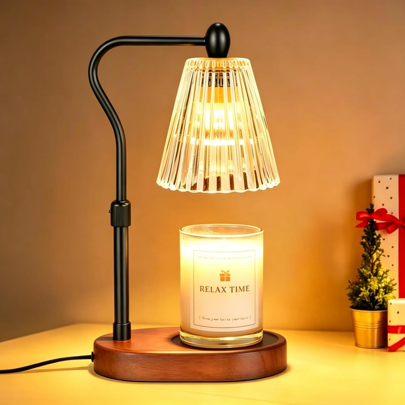 Candle Warmer Lamp with Timer and Dimmer Adjustable Height, Electric Wax Melt Wa