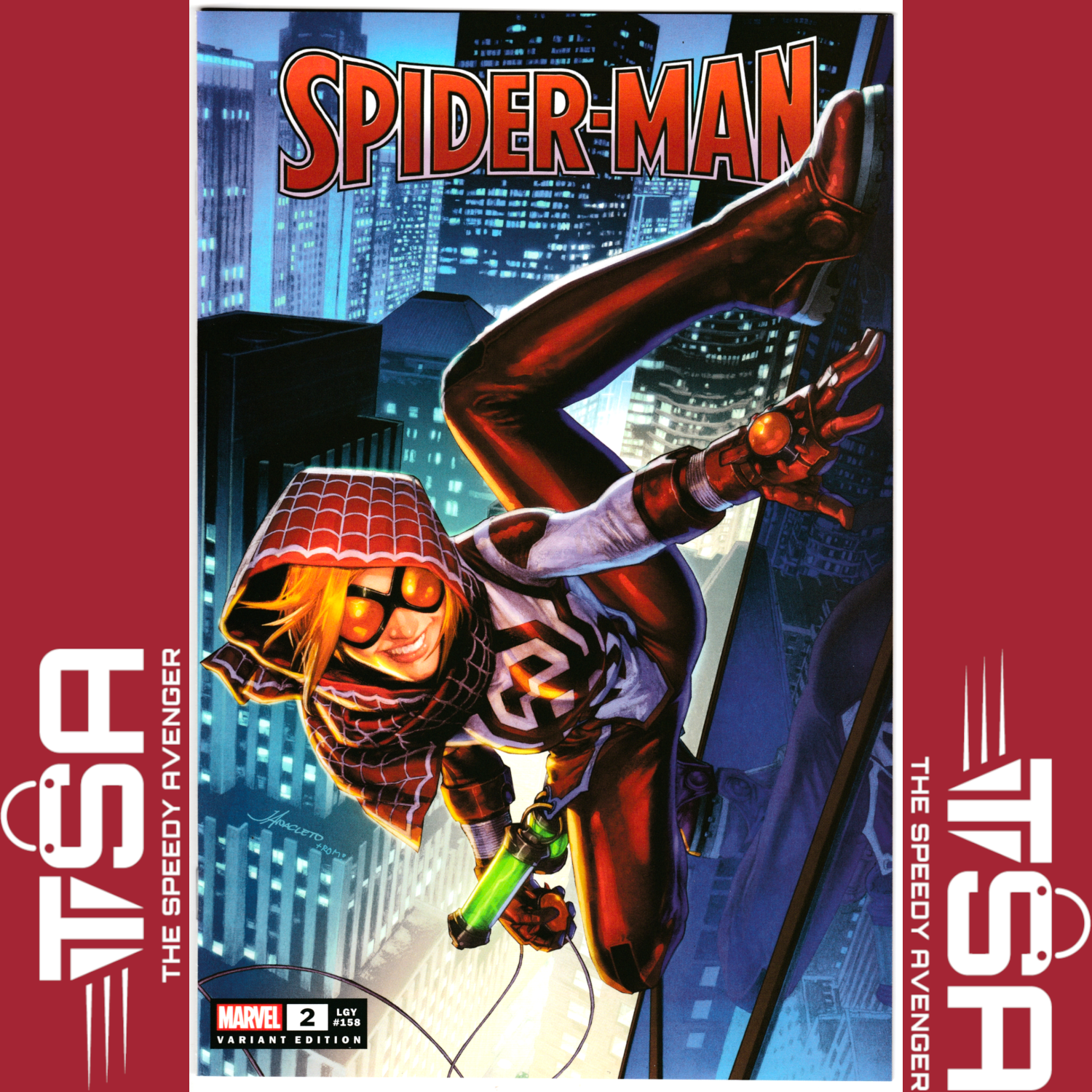 SPIDER-MAN #2 (Vol 4) 2022 Jay Anacleto Trade Variant Exclusive Marvel Comics