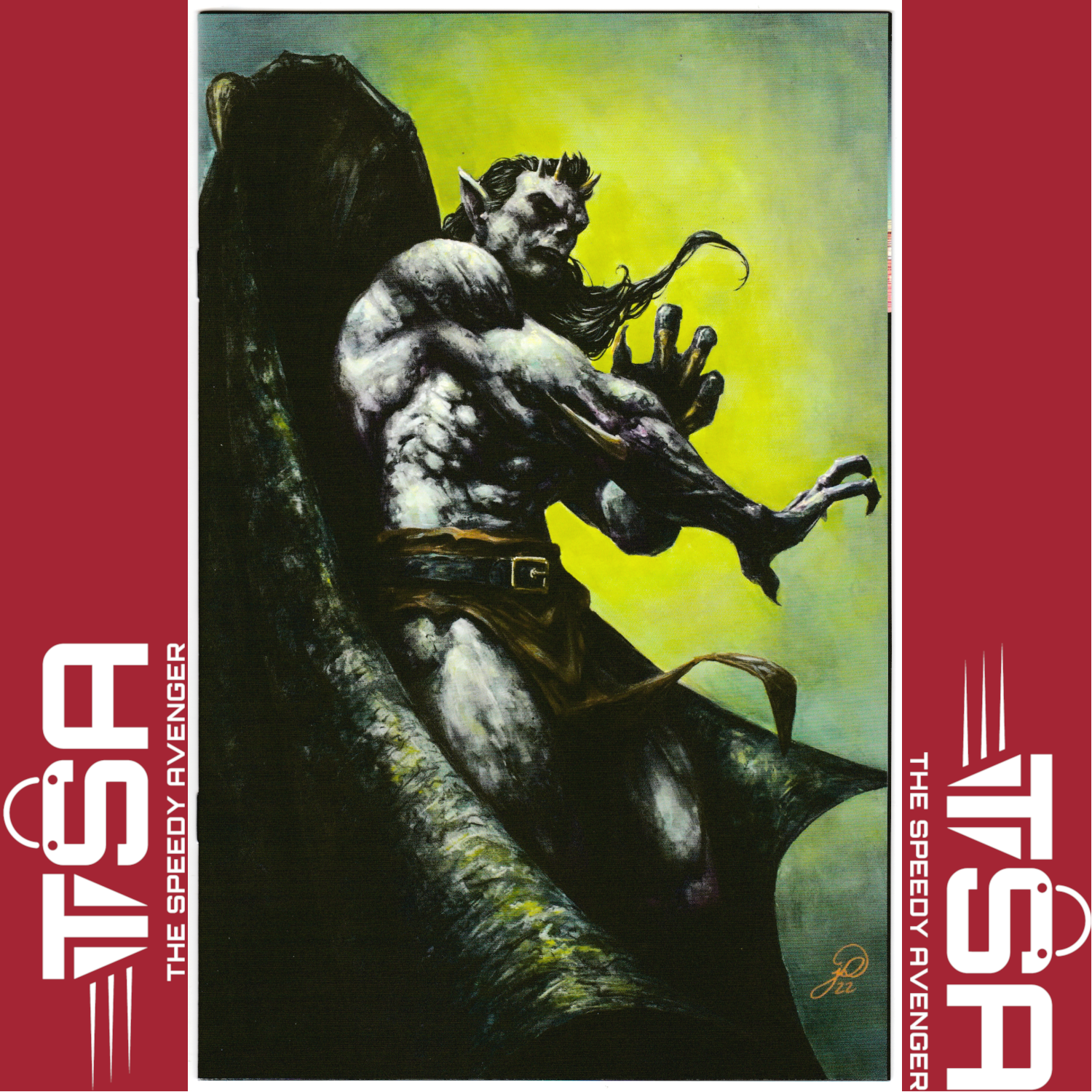 GARGOYLES #1 (Dynamite 2022) Johnny Desjardins Virgin Variant ComicTom101 Excl