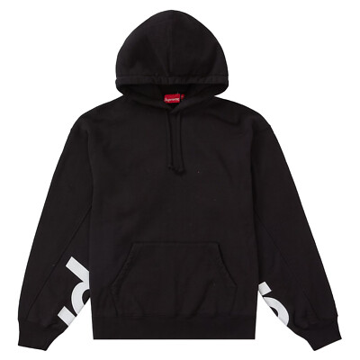 Pre-owned Supreme Cropped Panels Hooded Sweatshirt Mens Style : Ss22sw27 In Black