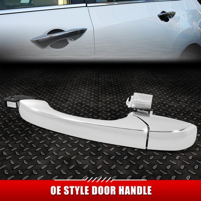 ДЛЯ 07-14 CHRYSLER 200 SEBRING AVENGER JOURNEY ХРОМИРОВАННАЯ РУЧКА ТЯГИ ЗАДНЕЙ ЛЕВОЙ ДВЕРИ