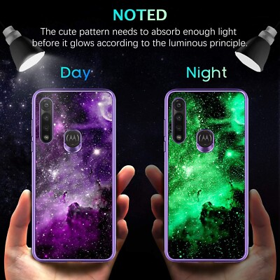 For Motorola Moto G Power 2020 Case,Shockproof Slim TPU Hybrid Glow Phone Cover