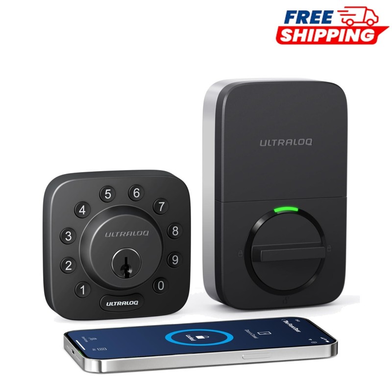 Weatherproof Smart Door Lock - Auto Unlock, Bluetooth Control &