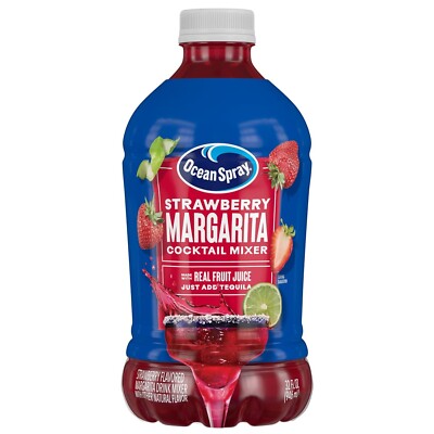 Ocean Spray  Strawberry Margarita Cocktail Mixer, Drink Mixer Made with Real Fru