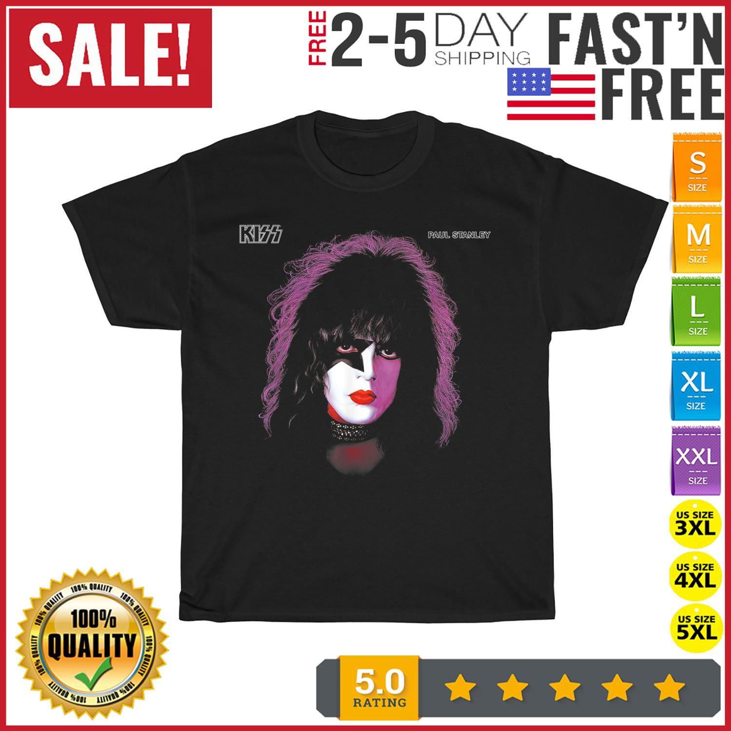 ミュージシャン KISS Official T-SHIRT Paul Stanley LSize Amazon.com: KISS - Paul Stanley T-Shirt : Clothing, Shoes
