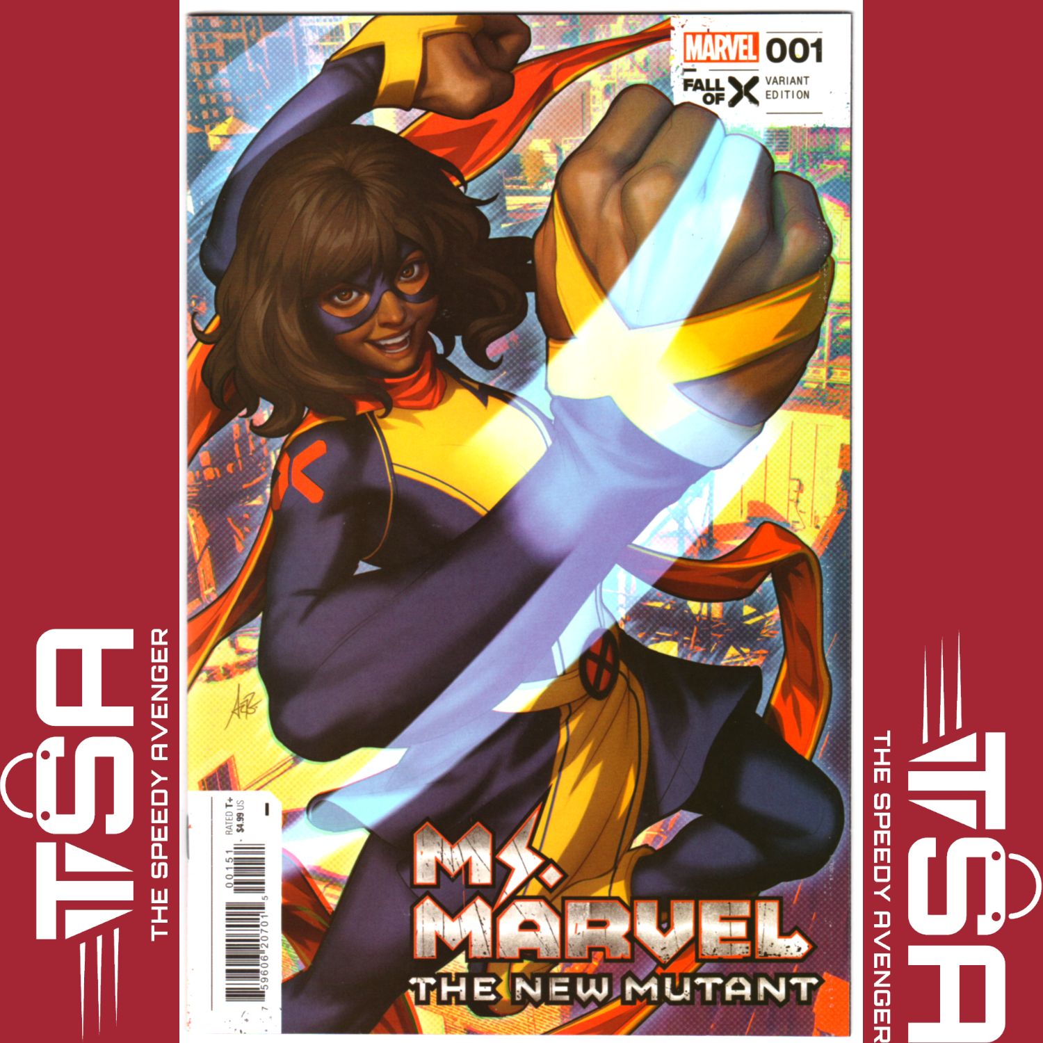 MS. MARVEL THE NEW MUTANT #1 Stanley Artgerm Lau Variant 2023 Iman Vellani