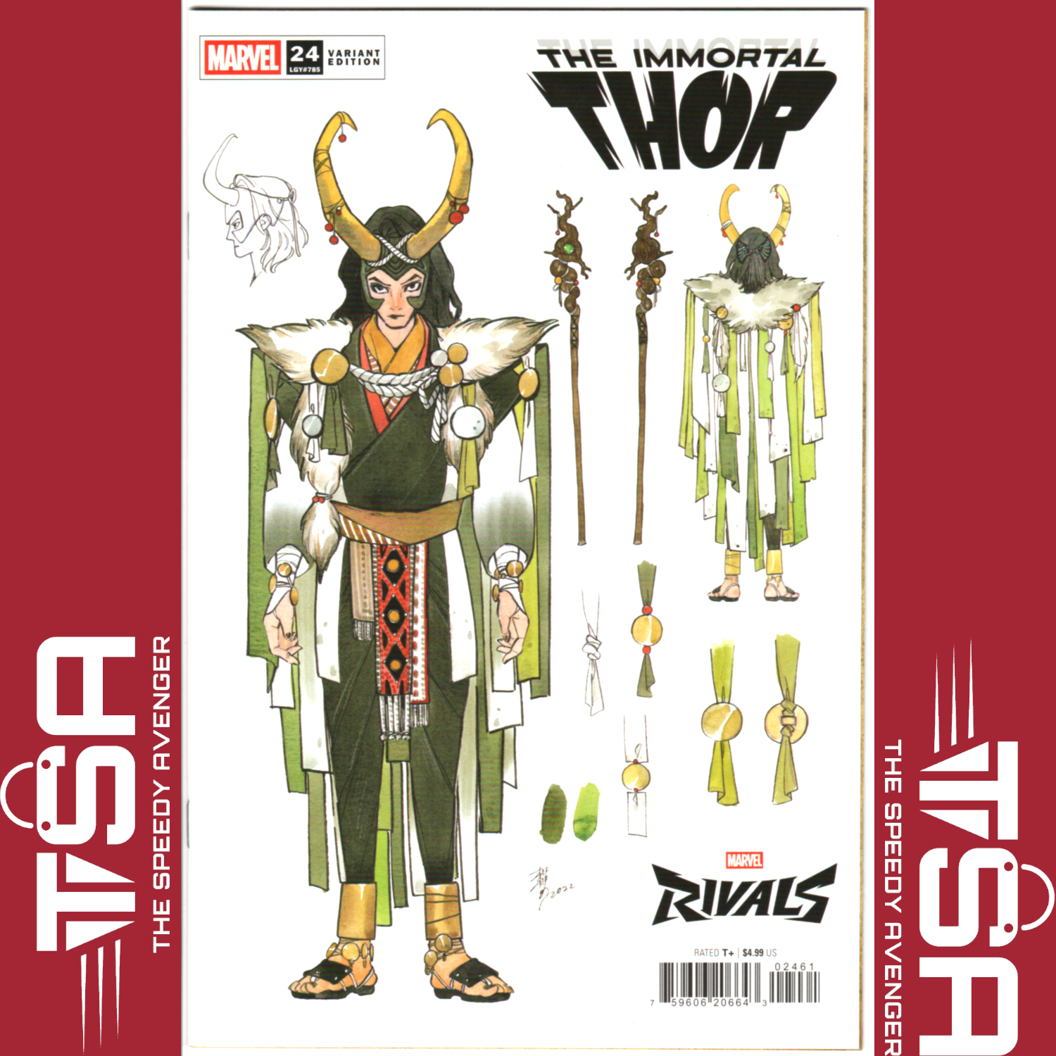 THE IMMORTAL THOR #24 Peach Momoko Marvel Rivals Variant Loki Shin Sagi-Shi