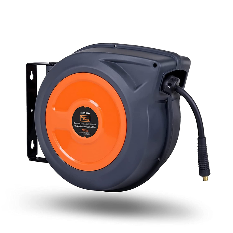 Superhandy Air-Hose-Reel Retractable 3/8