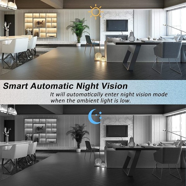 Mini Spy Hidden Camera 4K WiFi Nanny Cam Wireless PIR Small Home Security Camera - Image 24